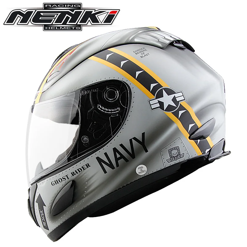

[Clearance] Nenki motorcycle helmet men's racing motorcycle helmet anti-fog full-face helmet four seasons as spring