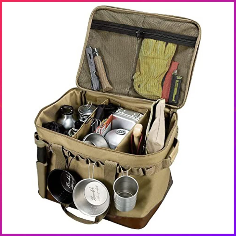 

Large Storage Lamp Tableware Bag Camping Tool Picnic Camp Travel Bags Outdoor Camping Storage Bag Camping Supplies Meal Bag
