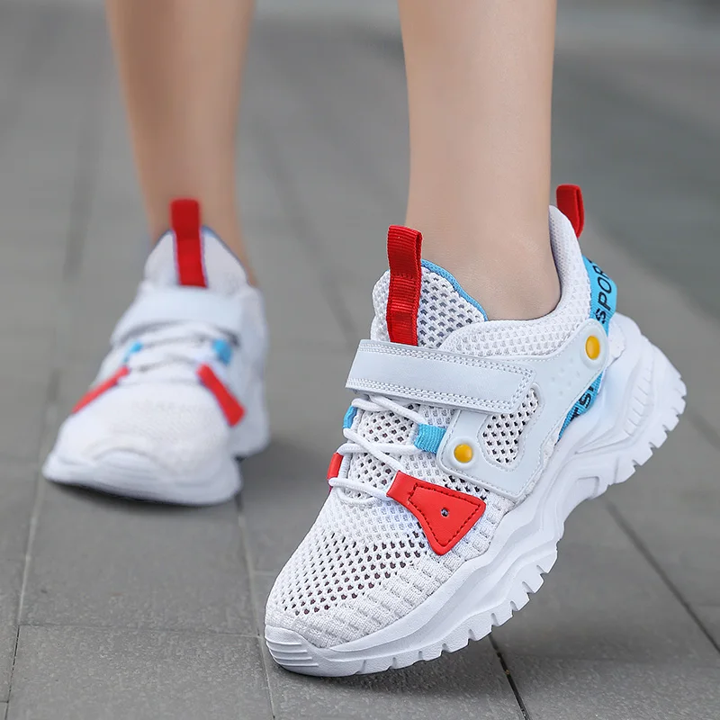 2023 Kids Sneakers Running Shoes Outdoor Sport Shoes Boys Girls Lightweight Non-slip Tenis Breathable Children Walking Shoes enlarge