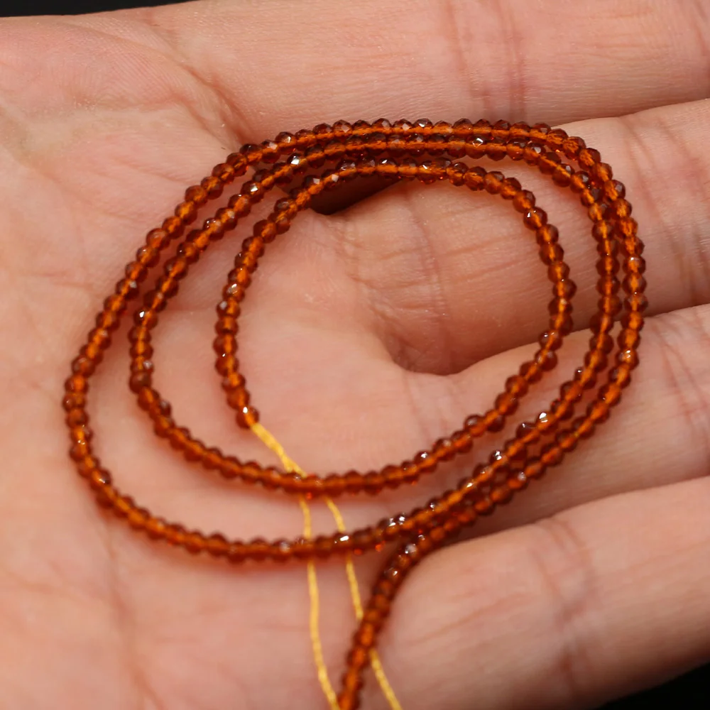 5 шт. 2 мм красновато-коричневый натуральный камень полудрагоценная шпинель