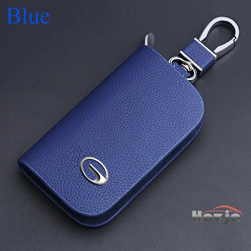 

Автомобильный кожаный чехол для ключей на молнии для GAC GS8 GA8 GS4 GS3 S7 EMZOOM GA3S, защитная сумка с дистанционным управлением, подарок 2025