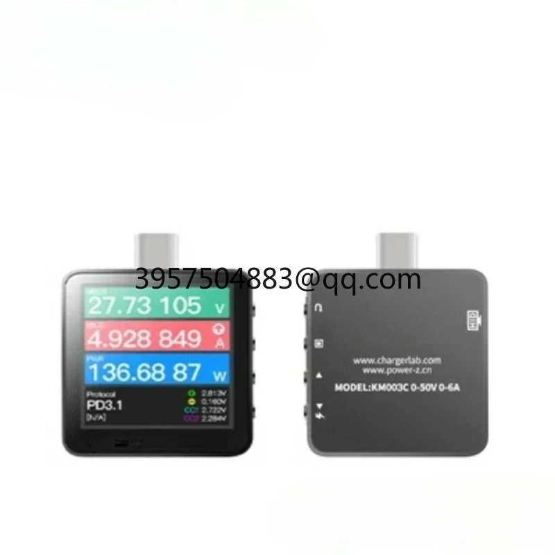 ChargerLAB POWER-Z KM003C PD USB-тестер зарядки напряжения и тока Type-C 001Cpr