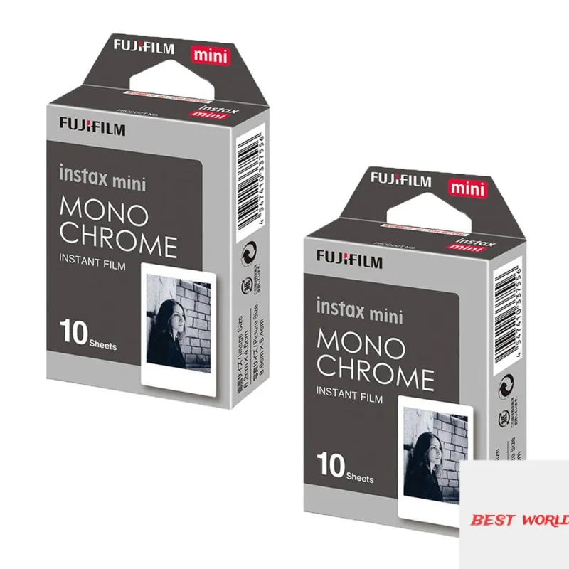 

Монохромная пленка Fujifilm Instax Mini 20 листов для Fuji Instax Mini 11 8 7s 8 Plus 25 50s 70 90