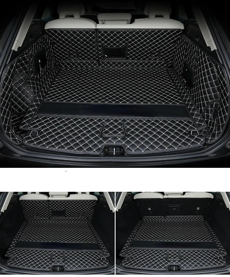 

Кожаные Коврики для багажника автомобиля для Volvo V60 2011 2012 2013 2014 2015 2018, защита от грязи, подкладка для груза, аксессуары для укладки