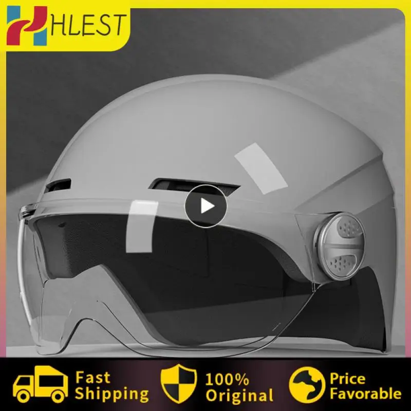 

Multi-color Electric Vehicle Helmet Motorcycle Helmet Breathable Safety Helmet Shock Absorption Motorcycle Protective Articles