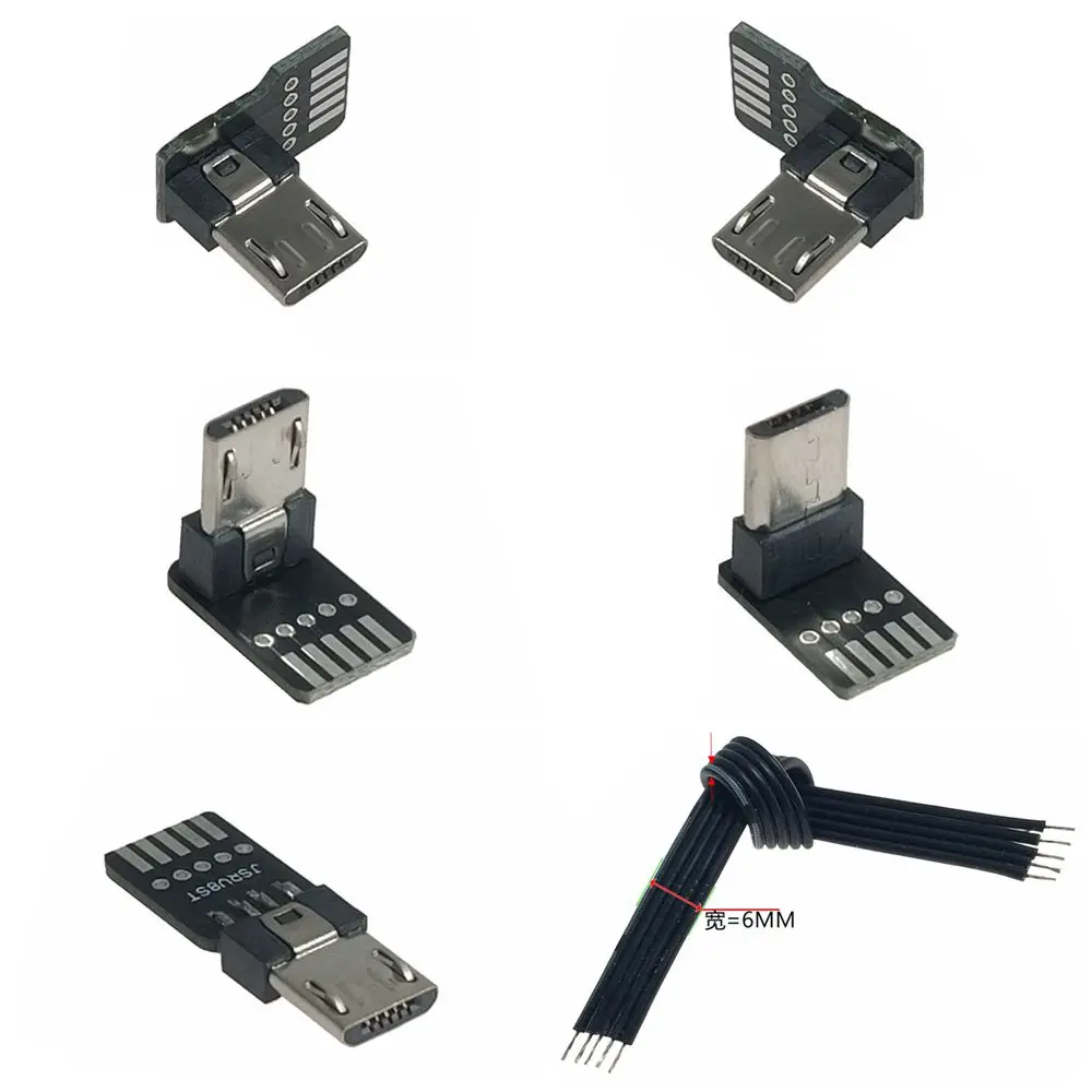 

DIY Micro USB 2,0 штекер гнездовой разъем 4 Pin 2 Удлинительный кабель провод шнур передача данных