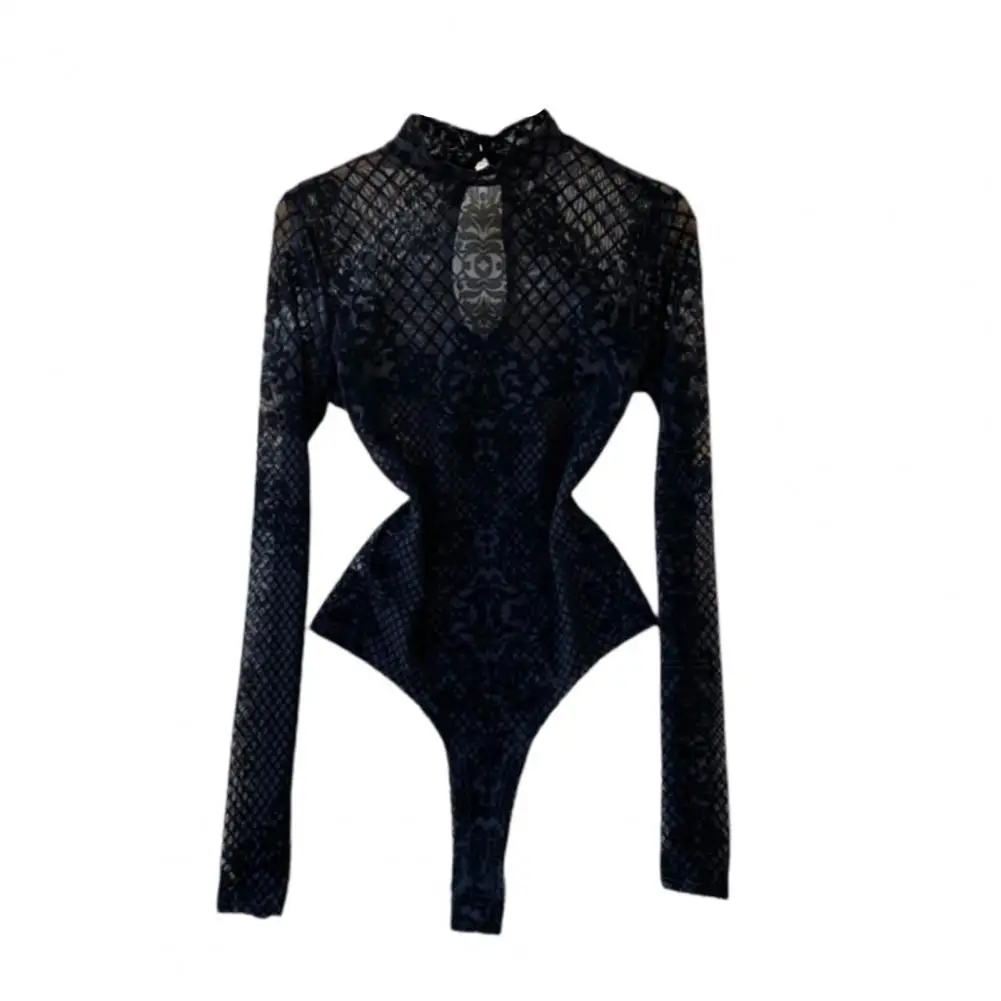 

Cool Popular Backless Cut-out Bodysuit Female Bodysuit Skinny Streetwear