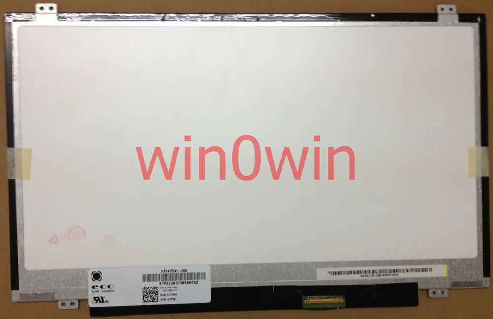 

Для HB140WX1-300 fit HB140WX1-400 500 600 B140XTN02.3 B140XW03 LP140WH2 TLA2 40 PIN