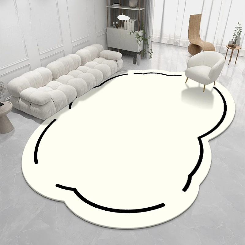 

Irregular Minimalist Style Rugs and Carpets for Home Living Room Decoration Teenager Bedroom Decor Carpet Area Rug Non-slip Mat