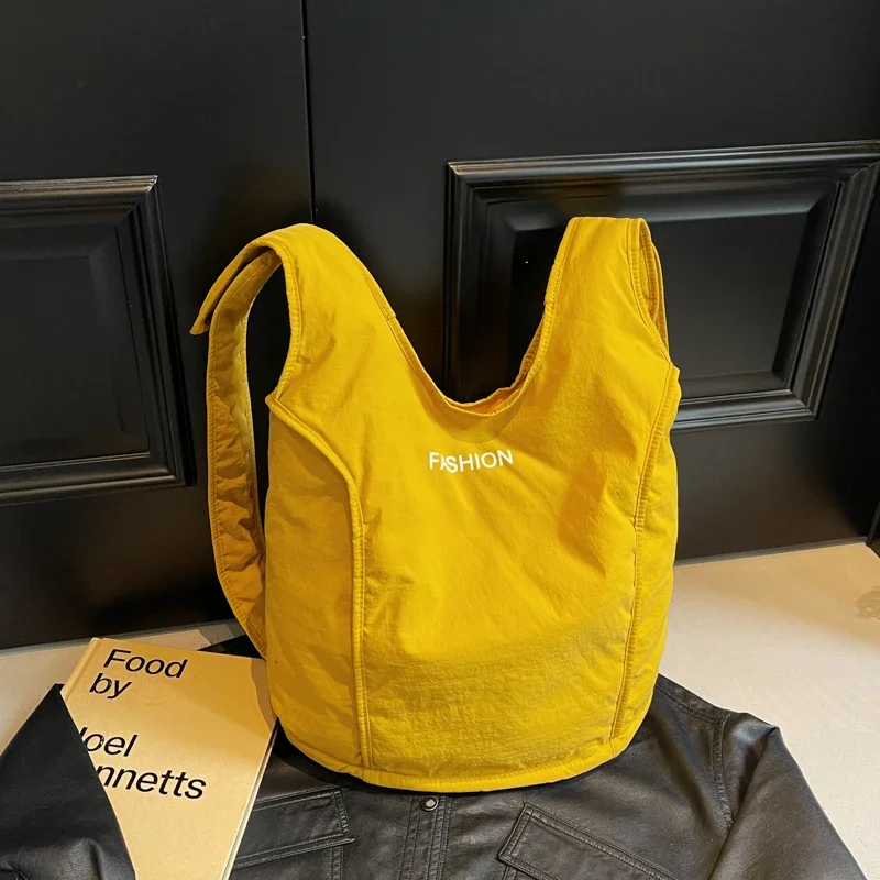 Корейский нишевый рюкзак большой емкости в ленивом стиле для женщин новинка 2024