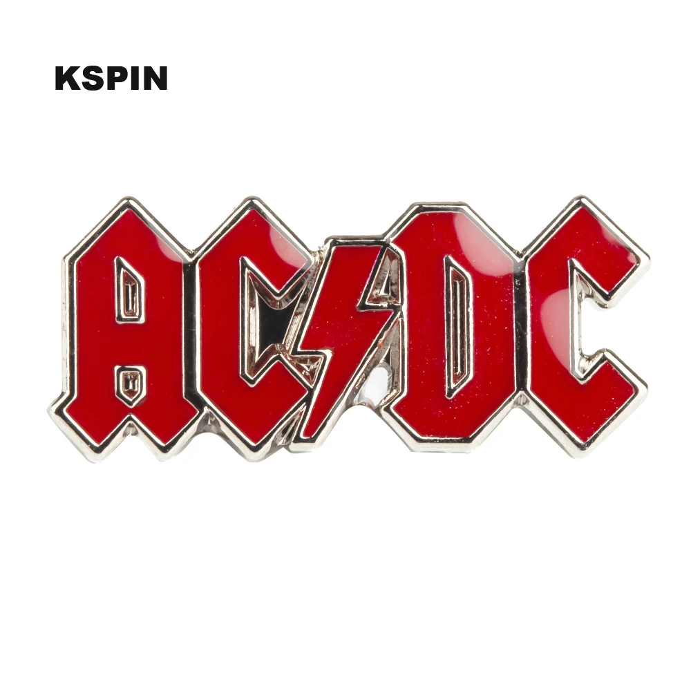 

AC & DC Lapel Pins Badge Brooch Badges on Backpack Pin Brooch