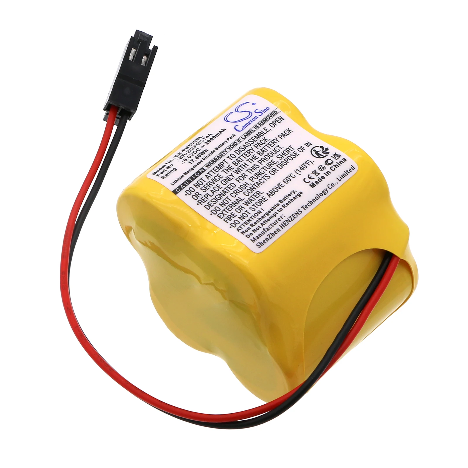 Батарея для ПЛК Li-MnO2 6 0 В 2900 мАч совместимая с Allen MicroLogix 1400 усилитель FANUC ALPHA iSV