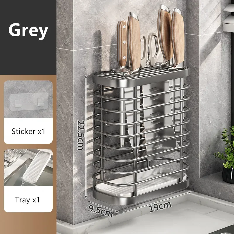 

Настенный держатель для ножей из нержавеющей стали