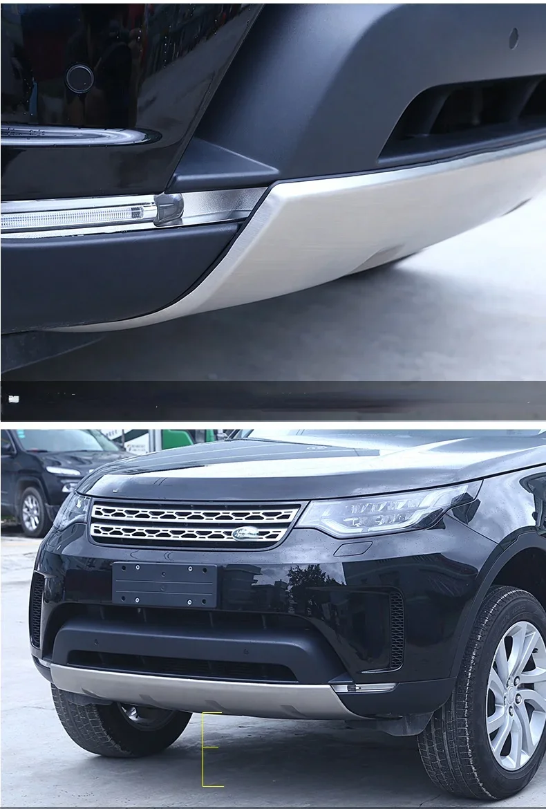Защитная крышка переднего бампера из нержавеющей стали 304 порог для Land Rover Discovery 5