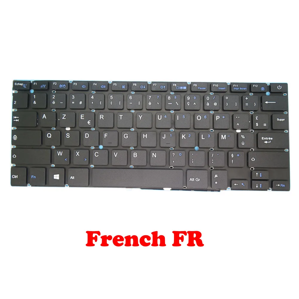 Клавиатура RU IT FR для Jumper EZbook 3SE 3SL ONDA XIAOMA 41 XM41 OW114 MB 27716008 -BZ YXT-NB93-48 PRIDE-K2697 Новый