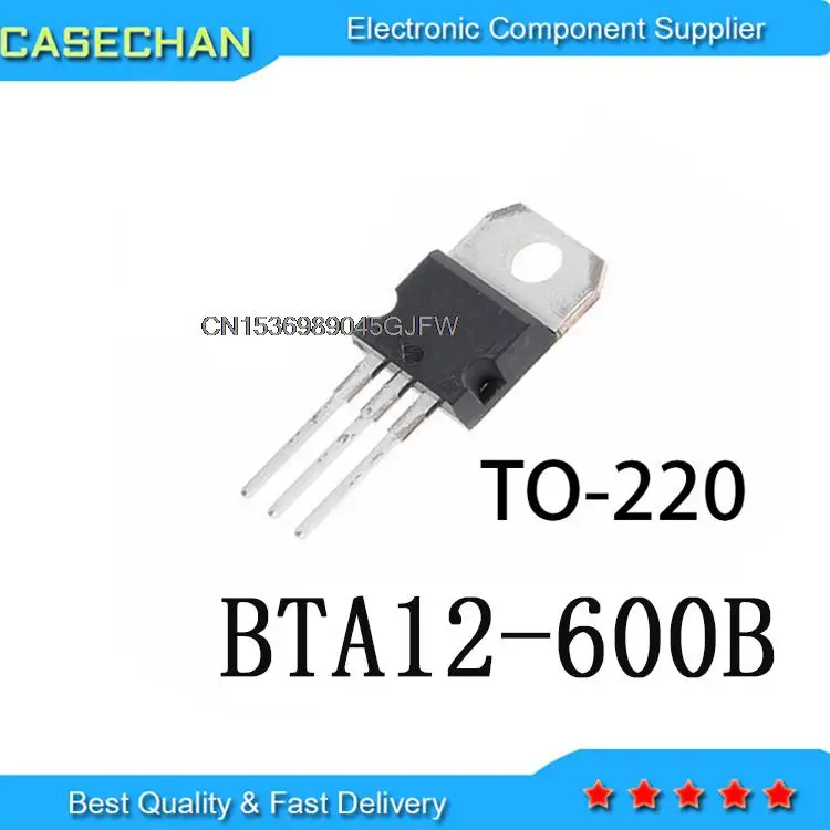 

10 шт., новые и оригинальные модели BTA12 600B TO-220