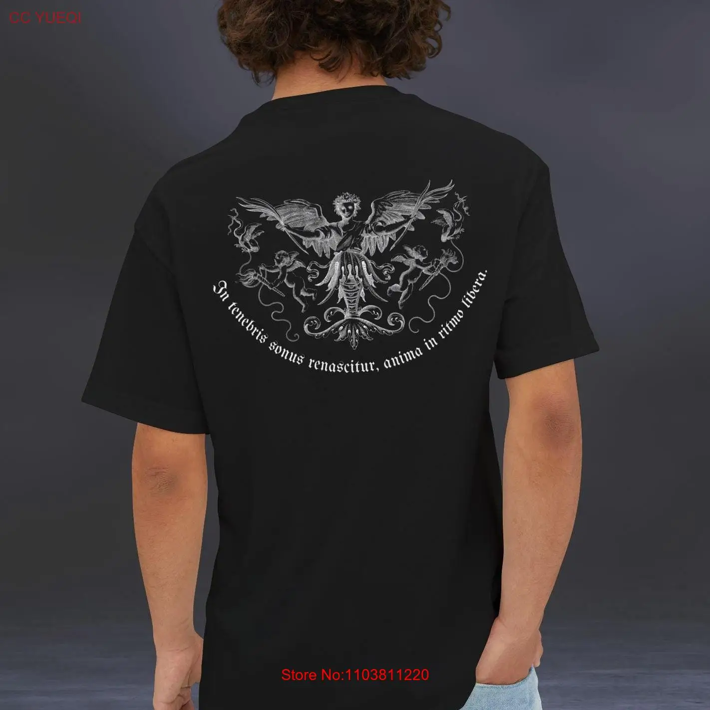 Футболка Underground Latin In the darkness sound is reborn and soul freed rhythm for Music Lover Techno