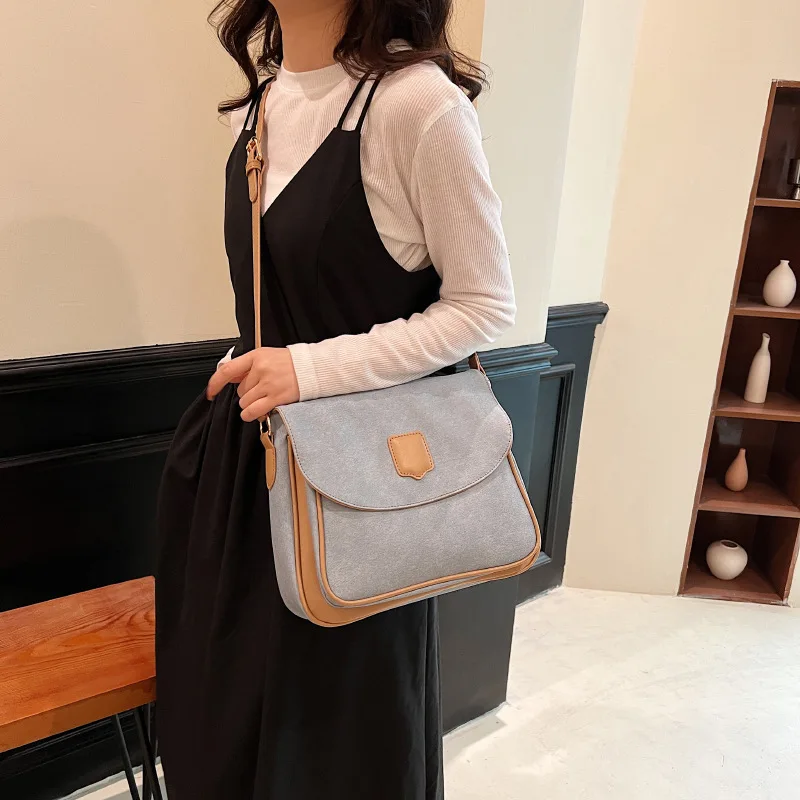 

Retro Denim Crossbody Bags for Woman 2023 New Fashion High-end Large Capacity Women's Shoulder Bag Casual Versatile Totebag