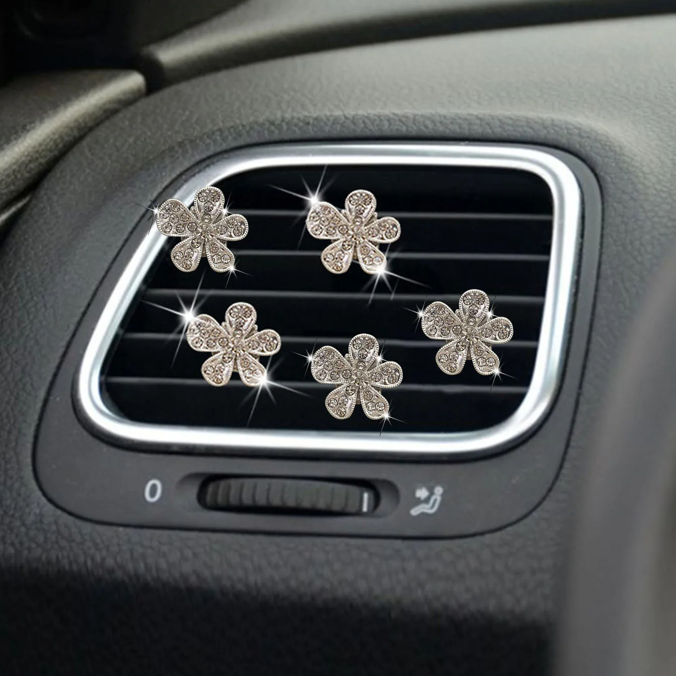 

3/5/6 шт., автомобильные зажимы для парфюмерии, автомобильный освежитель воздуха, кондиционер, ароматерапия, маленькая ромашка, аксессуары для украшения интерьера