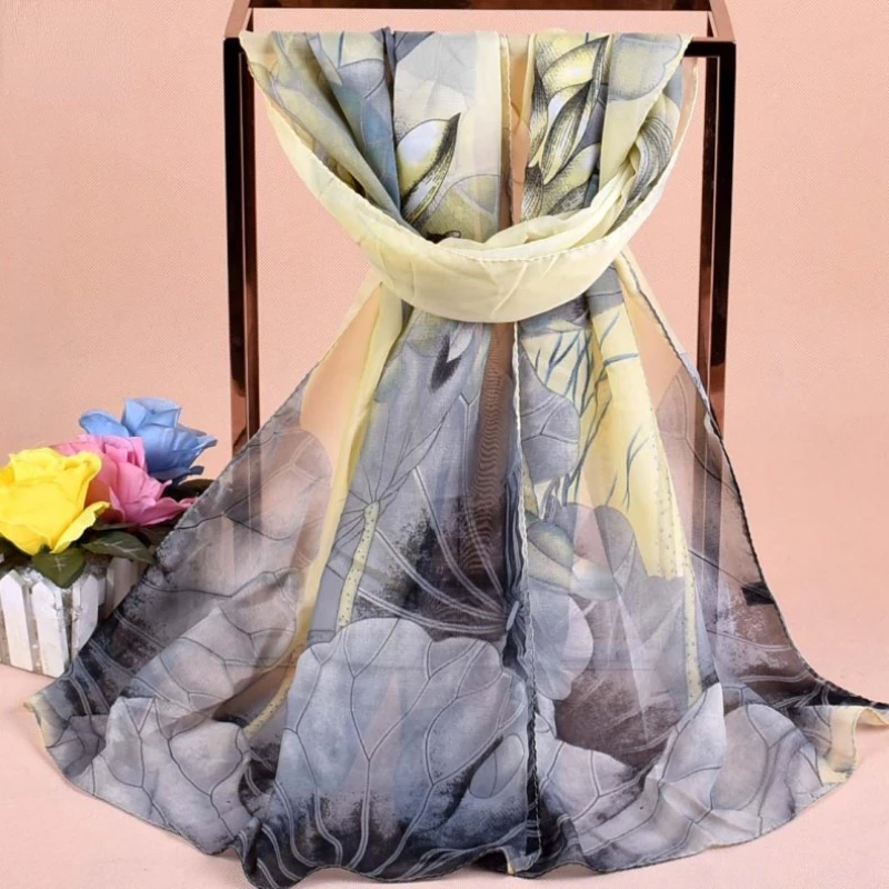 Heitou классический шелковый шарф