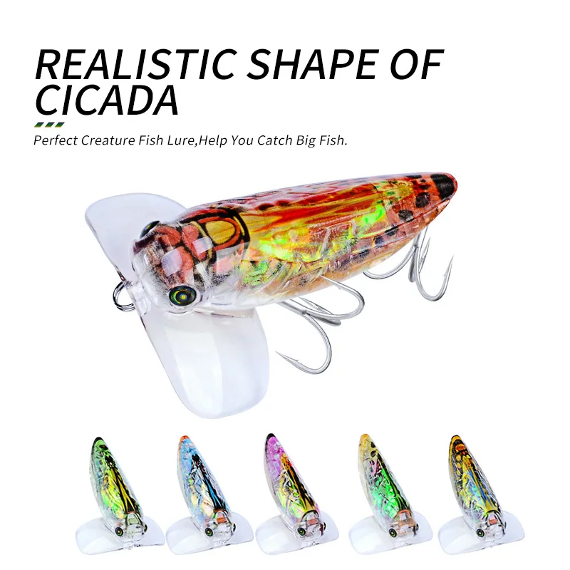 ARDEA Цикада жесткая приманка 55 мм г 1 шт. насекомые бионические рыболовные приманки