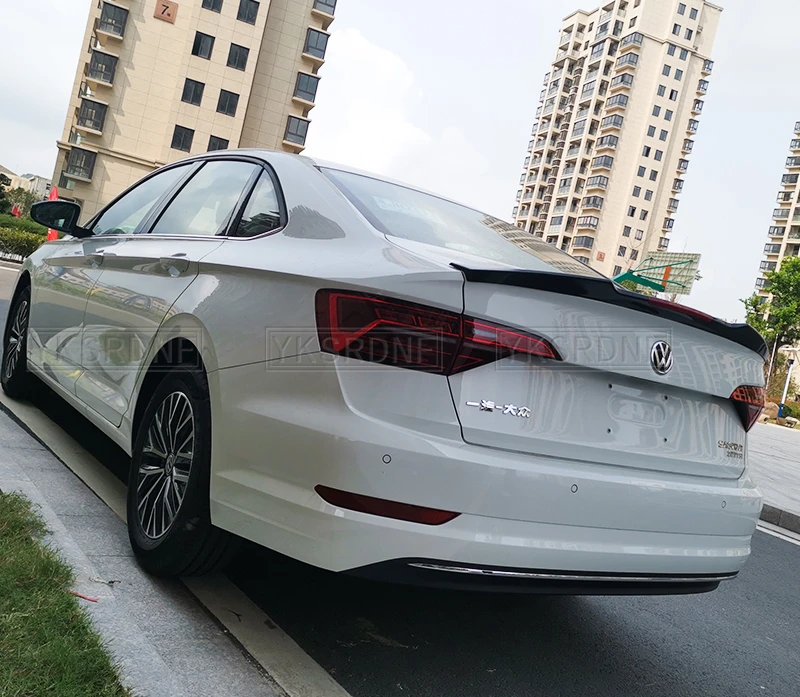 Спойлер из АБС-пластика для заднего крыла багажника губ хвоста Volkswagen VW Jetta MK7 2019 2020