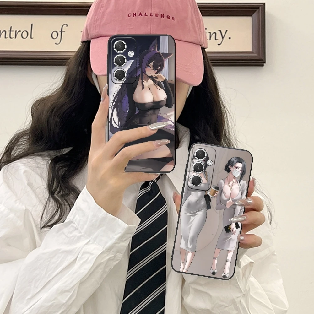 Чехол для мобильного телефона Dongtan Style Smart Samsung Galaxy S24 S23 S22 S21 S20 S10 S9 Plus FE Ultra Lite черный