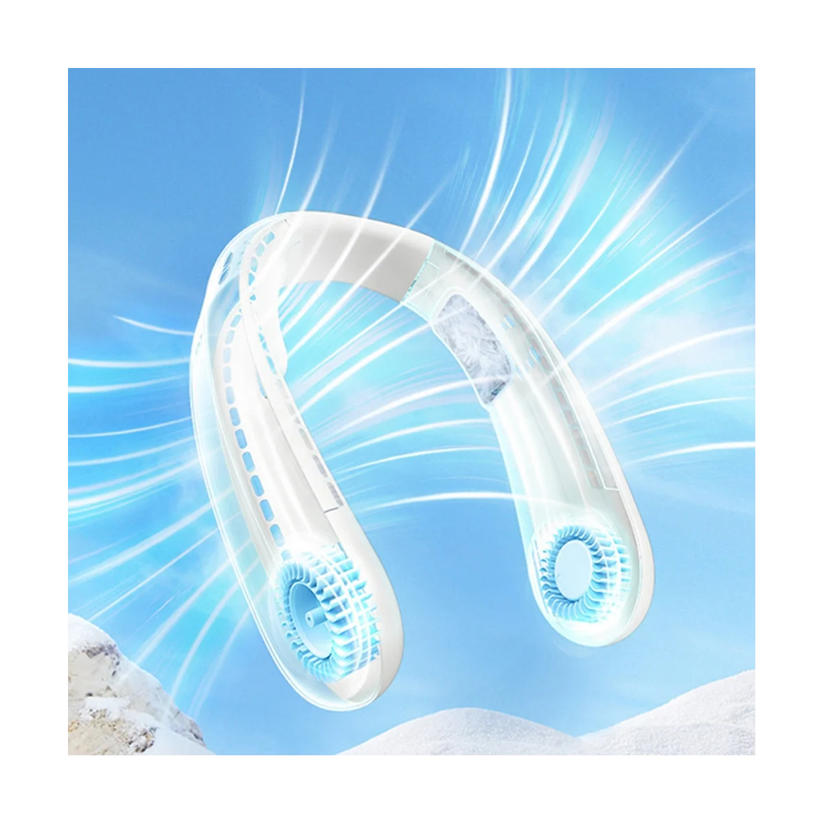 Спортивный вентилятор на открытом воздухе F63 шейный мини-бесшумный