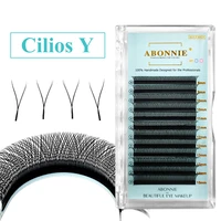 abonnie y shape eyelashes extensions brazilian volume lashes all size cilios y 12rows yy eyelash