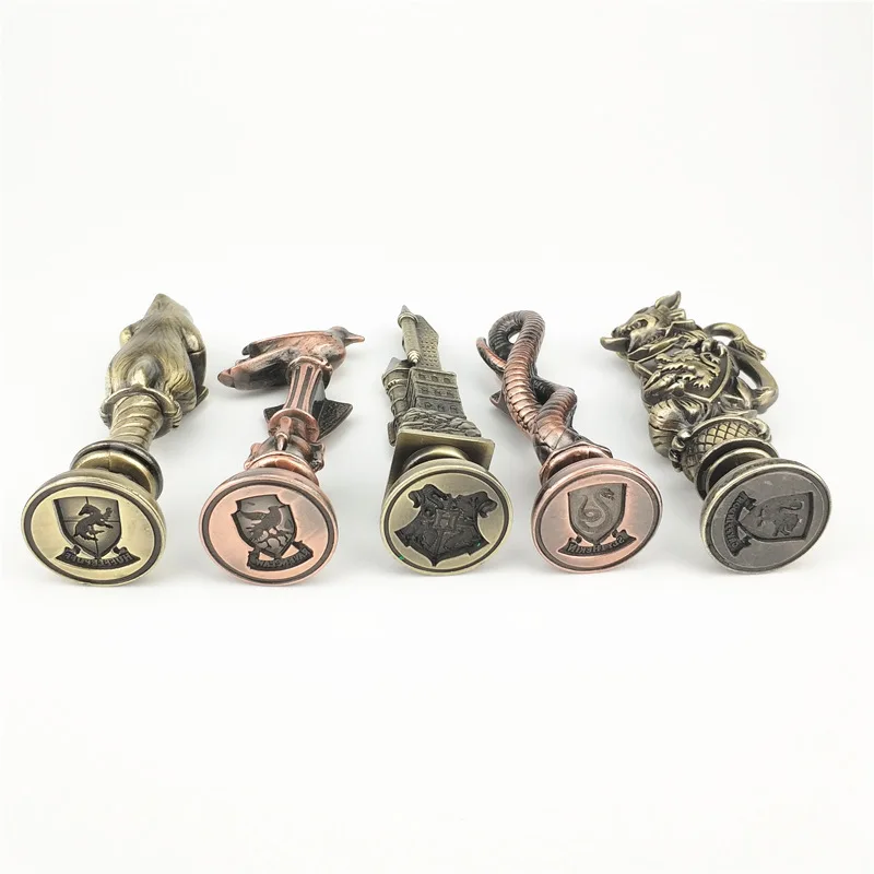 Штамп печати Гарри Поттера винтажный алфавит воск 3D металлический значок наборы