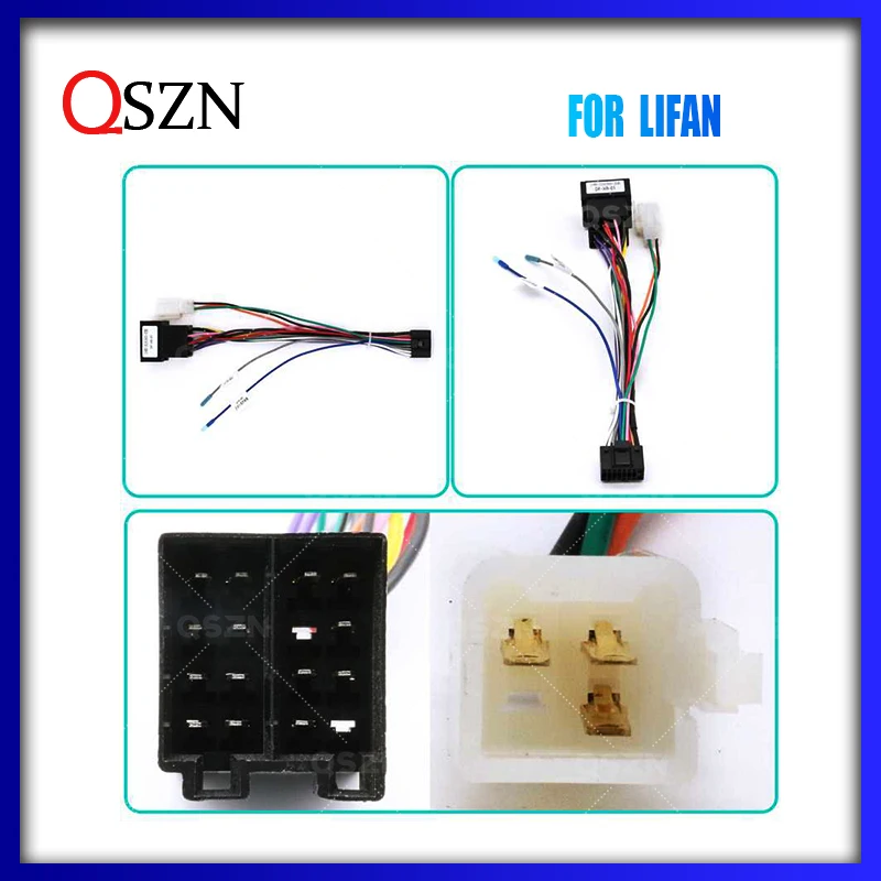 

QSZN Car Radio For LIFAN 620EV/650EV Car Radio Android Wiring Harness Power Cable