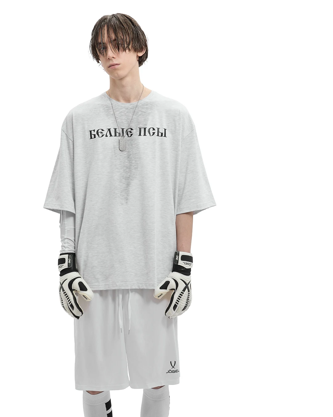 Футболка Kanye West Co-sign Black Dog Grey 100% хлопок