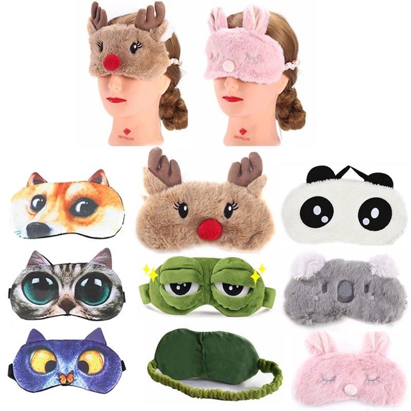 

1 шт. плюшевая аниме маска для сна, милая детская маска для сна, мультяшный 3D чехол для глаз, повязки на глаза, повязка на глаза для путешествий, повязка на глаза, отдых, патч для глаз
