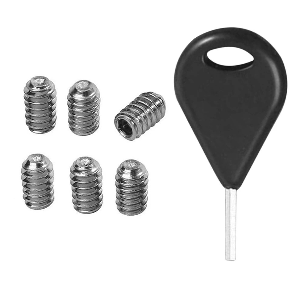 

Stainless Steel Surfboard Fin Key Wrench with 6 Fin Screws for FCS Surf Board Longboard Surfing Board Removal Tool Accessories
