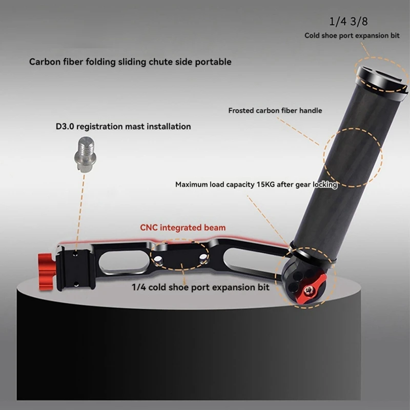 Ручка камеры для DJI RC2/RS3 стабилизатор карданного подвеса ручка горшка складная