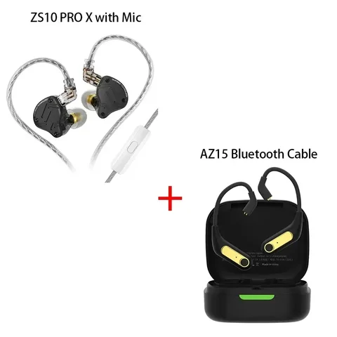 WGZBLON KZ ZS10 PRO X AZ15 Bluetooth Наушники