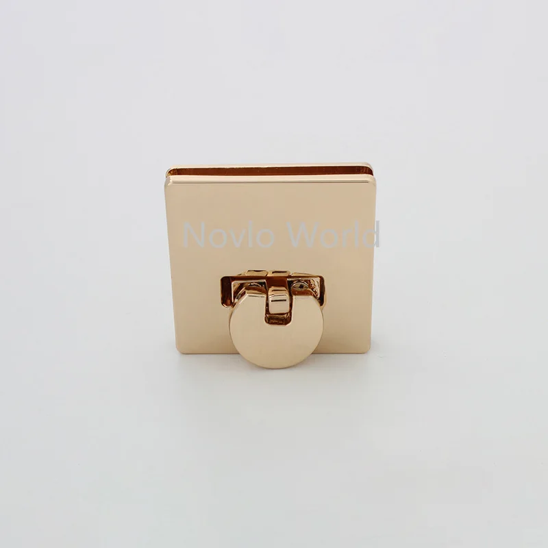 5-20 pieces 4 colors 36X36mm Square Shaped Style Low-pitched luxury Flip Lock for DIY Women Purse Flap Bags Accessories