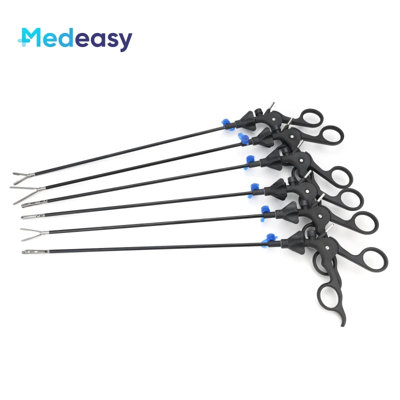 Reusable Laparoscopic Surgical Instruments, Medical Laparoscopy Surgery Forceps Graspers Scissors 3mm/5mm with Unlocked Handle