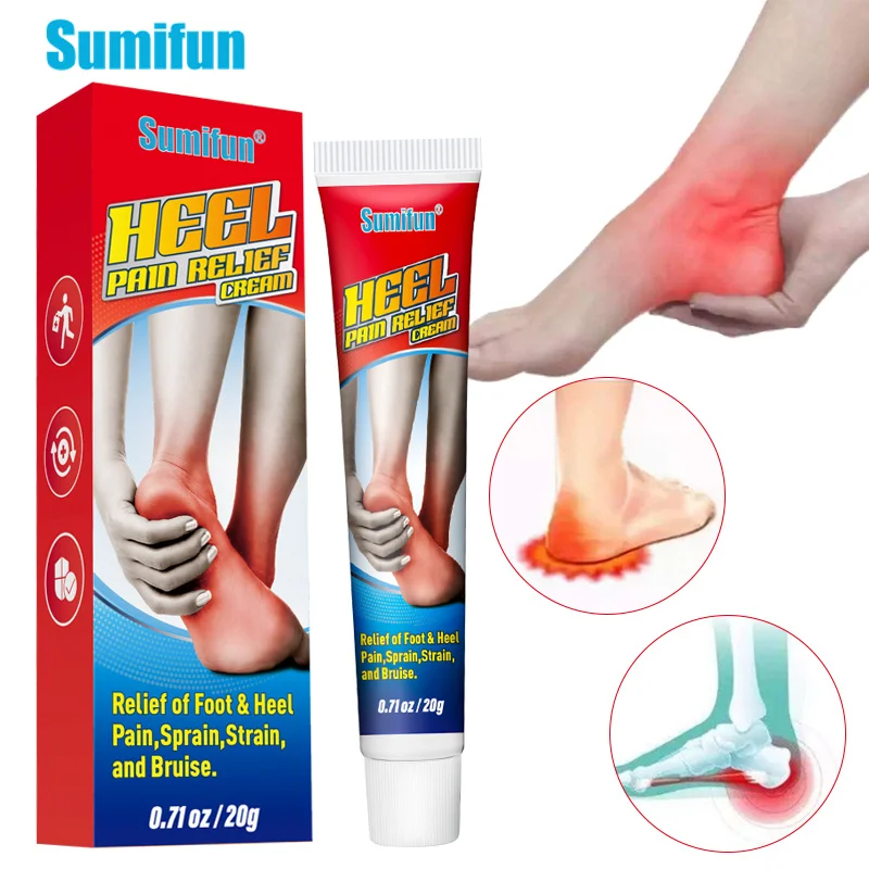 

20g Sumifun Herbal Ointment Foot Heel Pain Cream Rheumatism Arthritis Ointment Foot Ache Sprain Bone Spurs Pain Relief Plaster