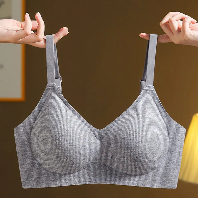 Бесшовный женский бюстгальтер с чашками пуш-ап