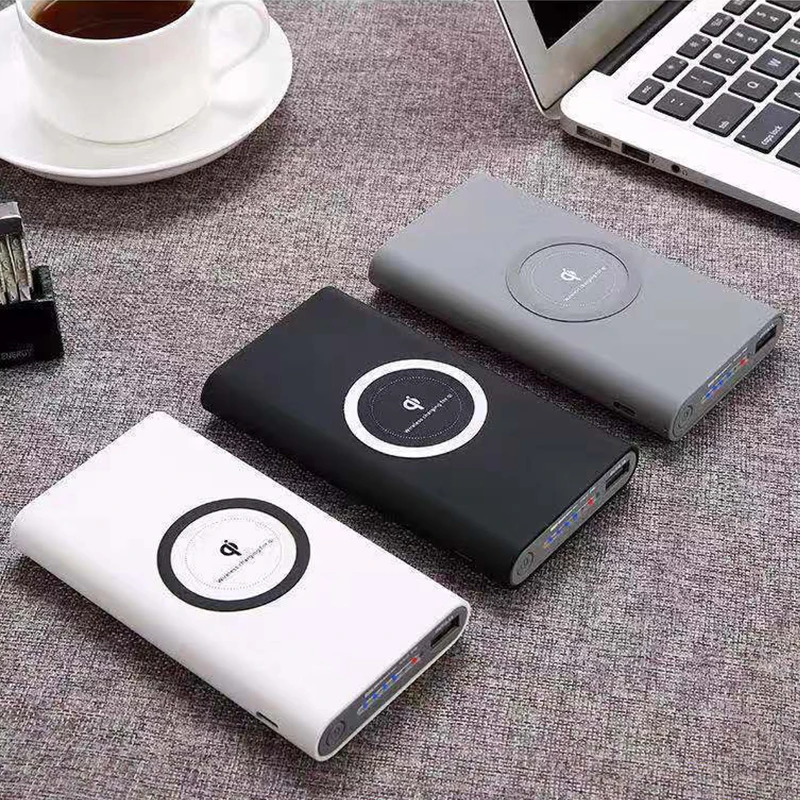 10 шт. 10000 мАч беспроводной внешний аккумулятор портативное зарядное устройство с