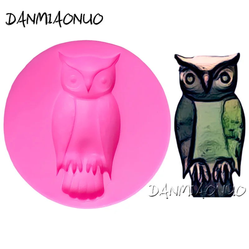 

DANMIAONUO A0907023 Owl Epoxy Mold Cake Decoration Accessories Tools Supplies Icing Piping Foremki Silikonowe Do Dekoracji