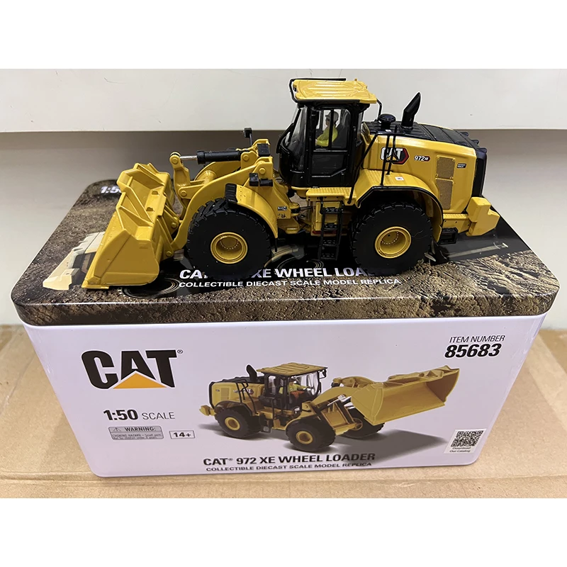 DM литой под давлением масштаб 1:50 CAT 972 XE колесный погрузчик модель инженерного