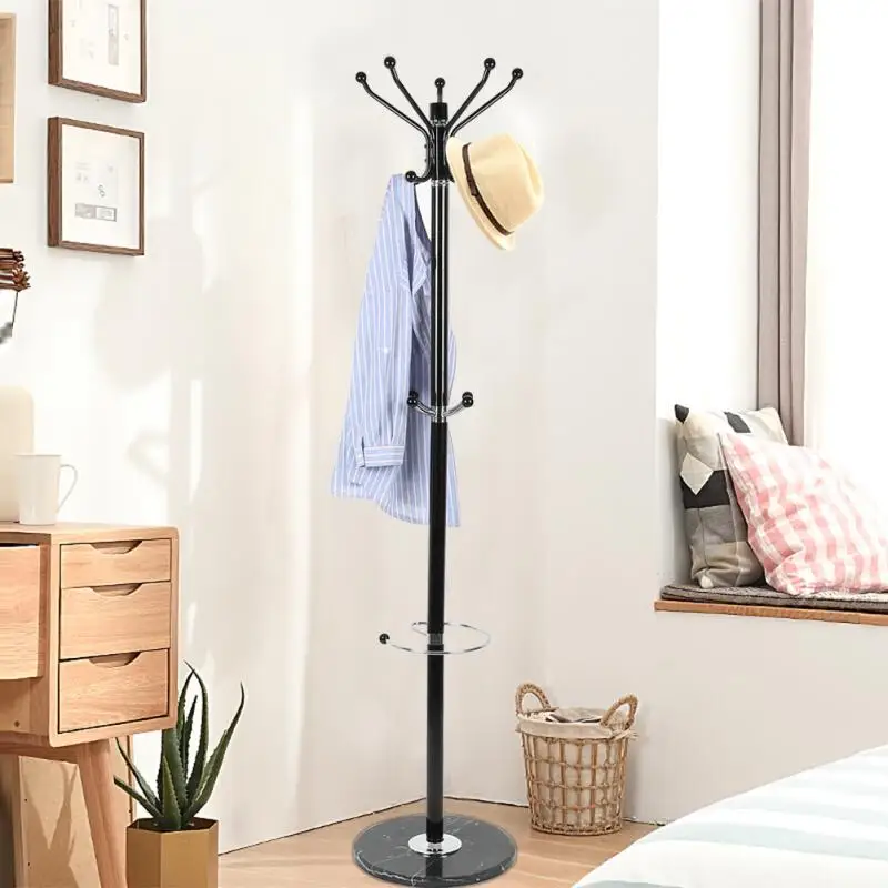 

Metal Floor Coat Rack Bedroom Storage Storage Rack Home Clothes Rack