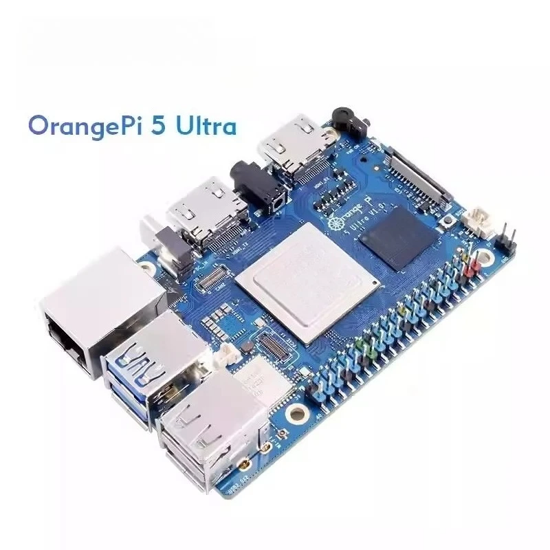 Фото Одноплатный компьютер Orange Pi 5 Ultra 16 ГБ с модулем EMMC 256 ГБ, процессор RK3588, для интеллектуальных вычислительных приложений №1