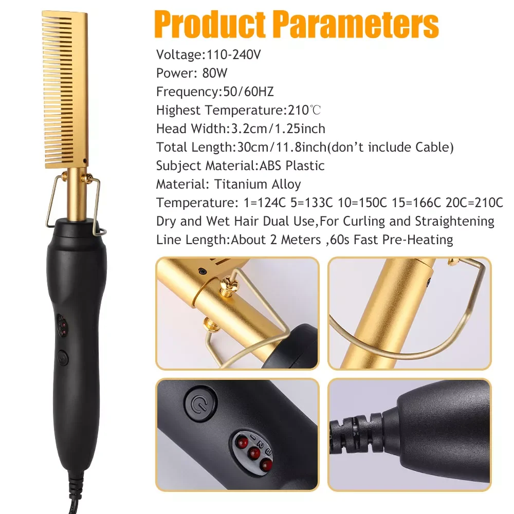 Выпрямитель для волос 2 в 1 устройство завивки с функцией горячего нагрева и