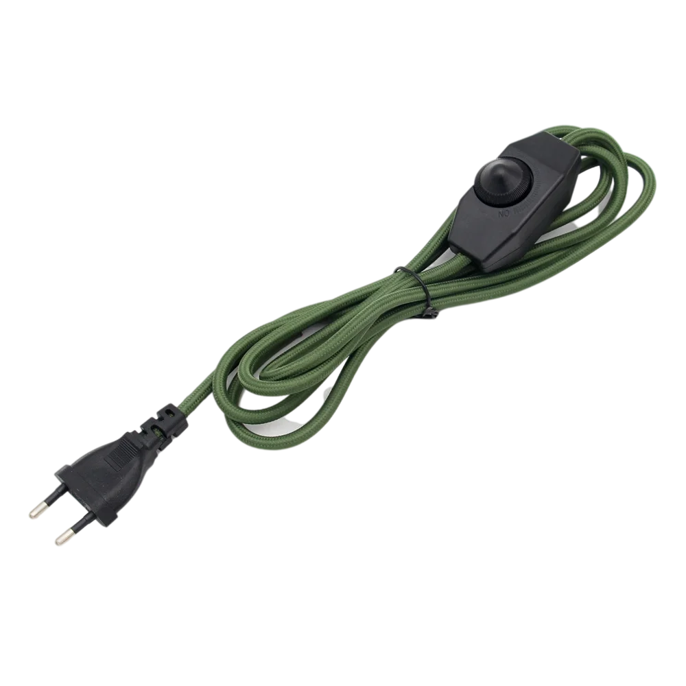 

Сетевой шнур с переключателем света, 220-240 В переменного тока