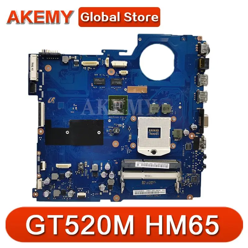 

Akemy BA41-01608A motherboard for Samsung RV520 RC520 RV720 notebook motherboard PGA989 HM65 GT520M 1G DDR3 100% test work