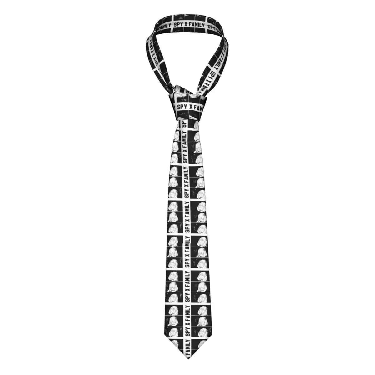 

Anya Forger Spy X Family Unisex Necktie Skinny 8 cm Wide Neck Ties for Men Suits Accessories Gravatas Wedding Accessories Gift