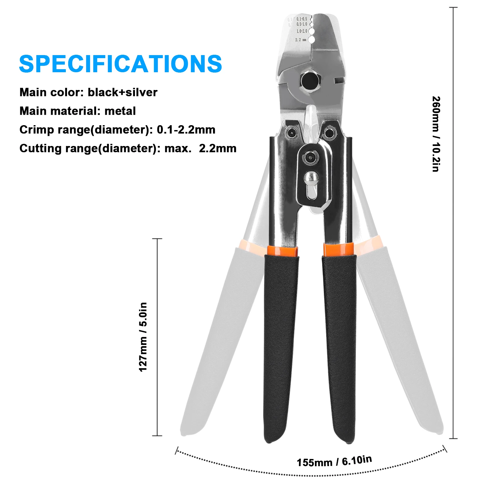 Портативные Ручные Обжимные Клещи Из Нержавеющей Стали Многофункциональный
